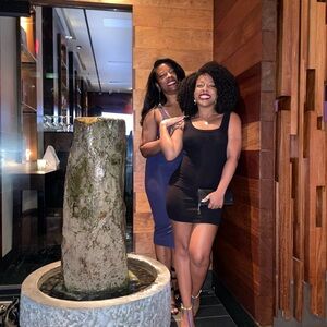 Fashion Nova Black Sleeveless Bodycon Dress